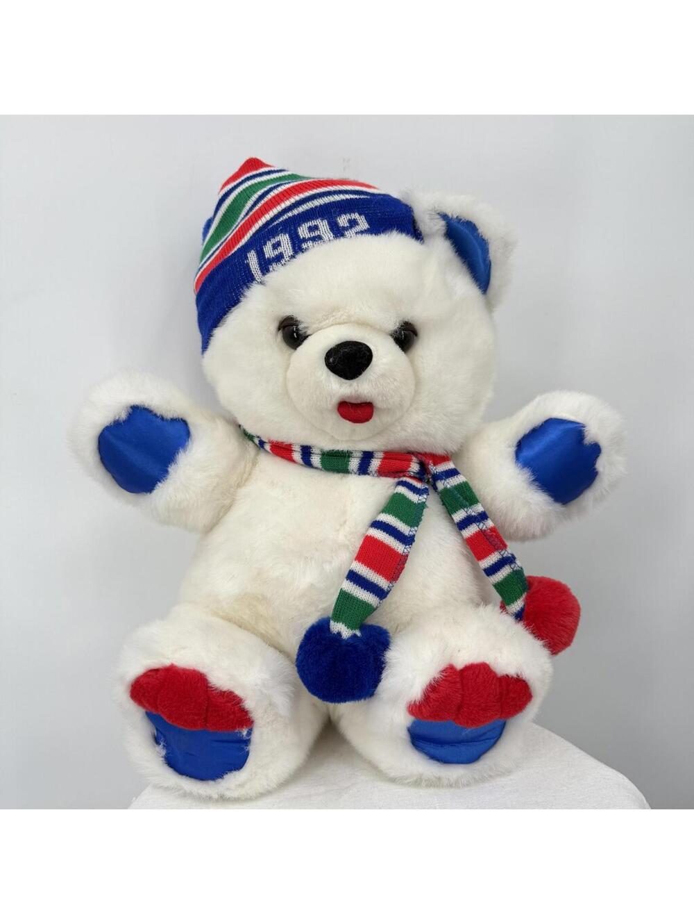 Vintage 1992 Fairview Christmas Teddy Bear